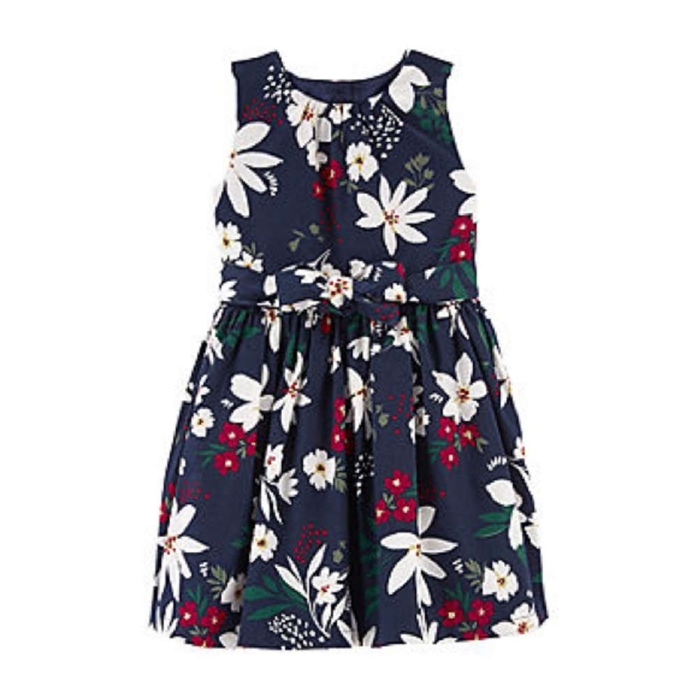 Carter's Toddler Girls Sleeveless Fit + Flare Dress Size 3T